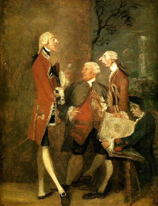 Sir Joshua Reynolds four learnes milordi Norge oil painting art